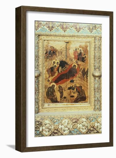 The Birth of Christ, 1405-Andrei Rublev-Framed Giclee Print