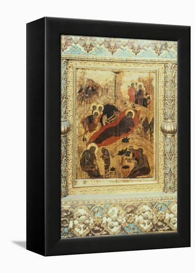 The Birth of Christ, 1405-Andrei Rublev-Framed Premier Image Canvas