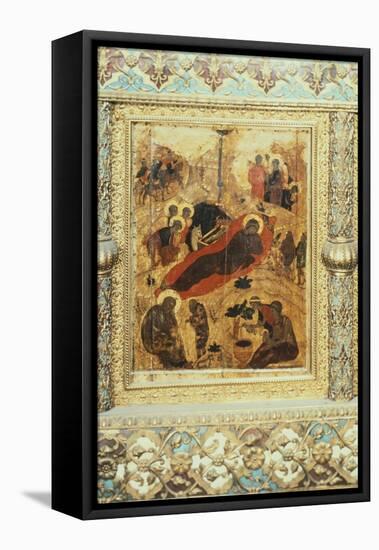 The Birth of Christ, 1405-Andrei Rublev-Framed Premier Image Canvas