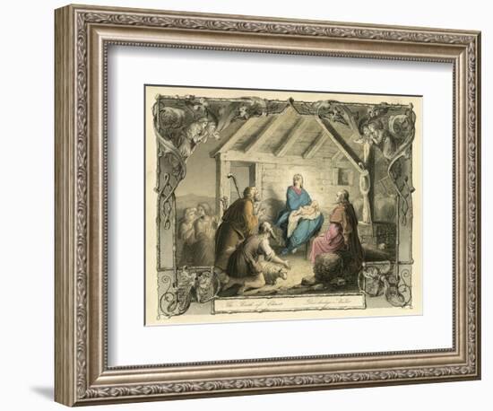 The Birth of Christ-English School-Framed Giclee Print