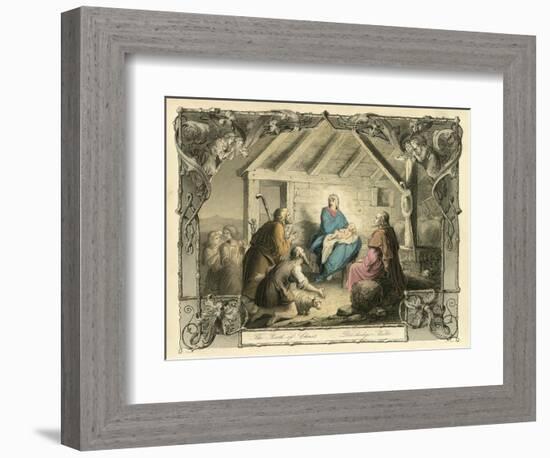 The Birth of Christ-English School-Framed Giclee Print