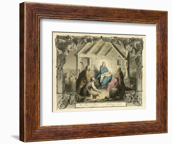 The Birth of Christ-English School-Framed Giclee Print