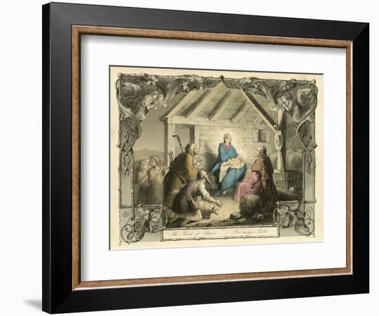 The Birth of Christ-English School-Framed Giclee Print