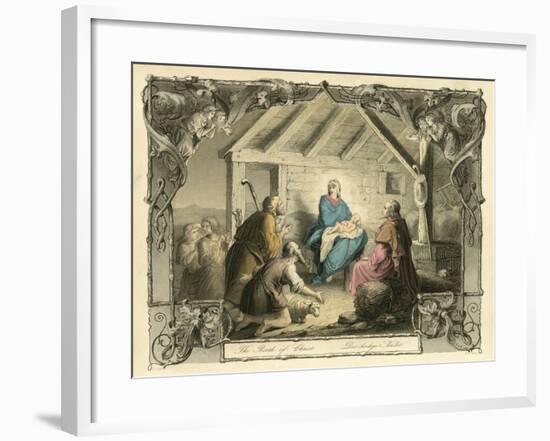 The Birth of Christ-English School-Framed Giclee Print