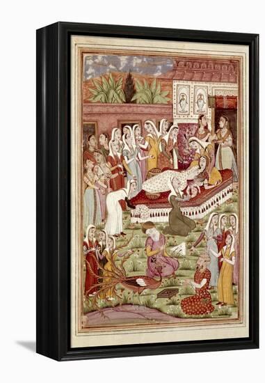 The Birth of Rostam by Caesarean-null-Framed Stretched Canvas