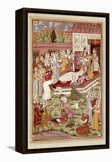 The Birth of Rostam by Caesarean-null-Framed Stretched Canvas