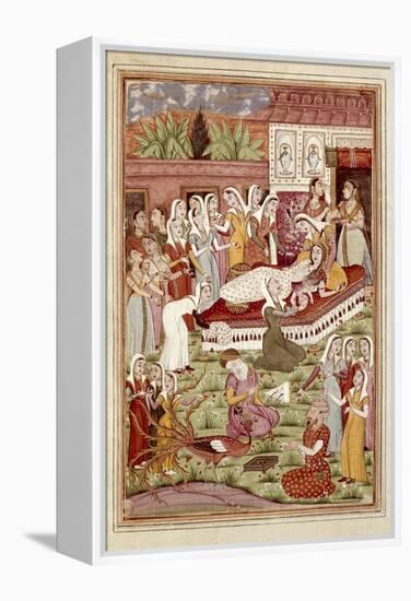 The Birth of Rostam by Caesarean-null-Framed Stretched Canvas