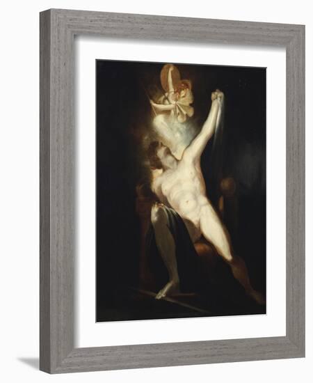 The Birth of Sin-Henry Fuseli-Framed Giclee Print