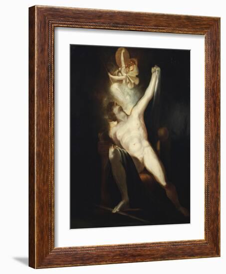 The Birth of Sin-Henry Fuseli-Framed Giclee Print