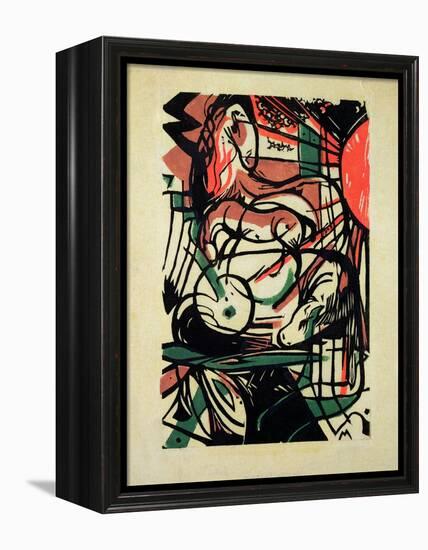 The Birth of the Horse, 1913-Franz Marc-Framed Premier Image Canvas