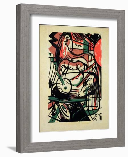 The Birth of the Horse, 1913-Franz Marc-Framed Giclee Print