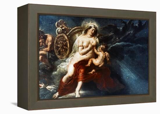The Birth of the Milky Way, 1668-Peter Paul Rubens-Framed Premier Image Canvas