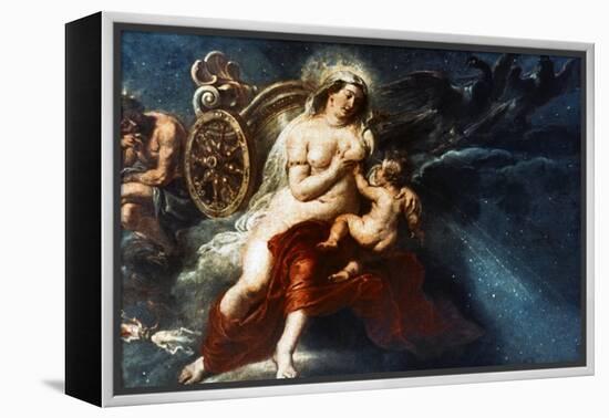 The Birth of the Milky Way, 1668-Peter Paul Rubens-Framed Premier Image Canvas