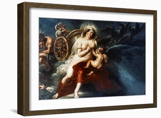 The Birth of the Milky Way, 1668-Peter Paul Rubens-Framed Giclee Print