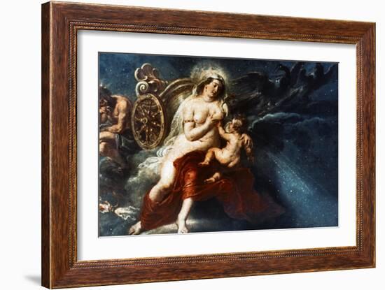 The Birth of the Milky Way, 1668-Peter Paul Rubens-Framed Giclee Print