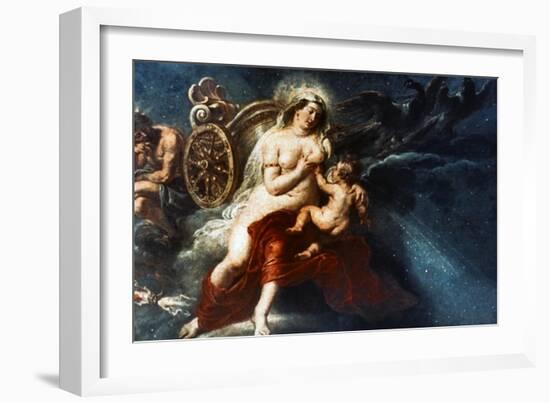 The Birth of the Milky Way, 1668-Peter Paul Rubens-Framed Giclee Print