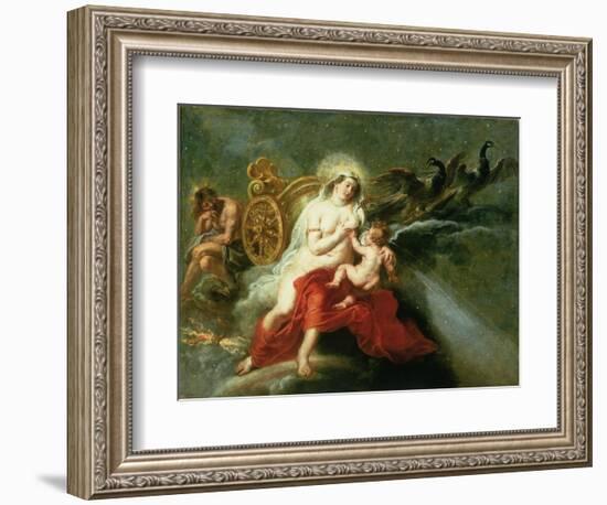 The Birth of the Milky Way, 1668-Peter Paul Rubens-Framed Giclee Print