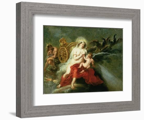 The Birth of the Milky Way, 1668-Peter Paul Rubens-Framed Giclee Print