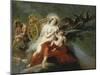 The Birth of the Milky Way with Juno Breastfeeding Baby Hercules, 1636-37-Peter Paul Rubens-Mounted Giclee Print