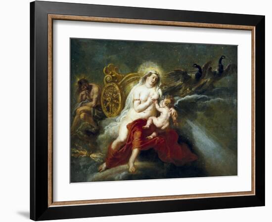 The Birth of the Milky Way-Peter Paul Rubens-Framed Art Print