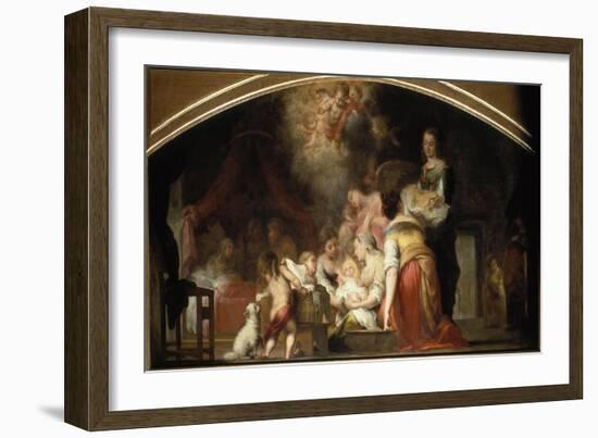 The Birth of the Virgin, 1661-Bartolomé Estéban Murillo-Framed Giclee Print