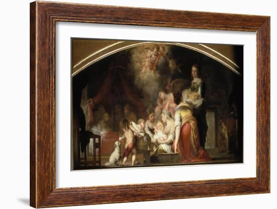 The Birth of the Virgin, 1661-Bartolomé Estéban Murillo-Framed Giclee Print