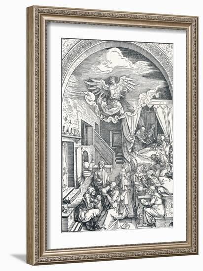 'The Birth of the Virgin Mary', c1503-1504, (1906)-Albrecht Durer-Framed Giclee Print