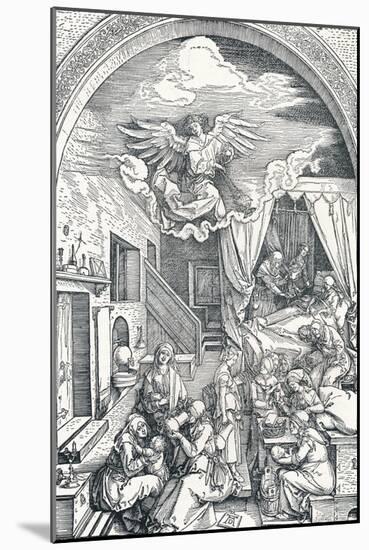 'The Birth of the Virgin Mary', c1503-1504, (1906)-Albrecht Durer-Mounted Giclee Print