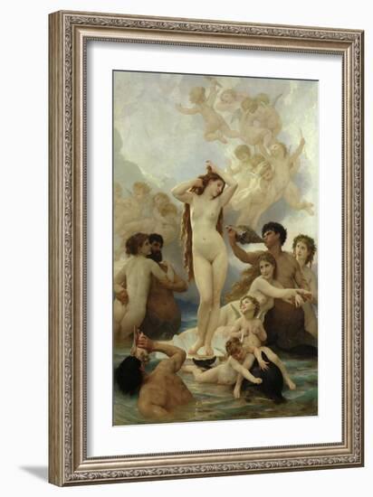 The Birth of Venus, 1879-William Adolphe Bouguereau-Framed Giclee Print