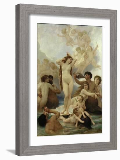 The Birth of Venus, 1879-William Adolphe Bouguereau-Framed Giclee Print