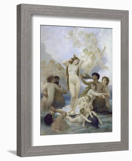 The Birth of Venus, 1879-William Adolphe Bouguereau-Framed Giclee Print