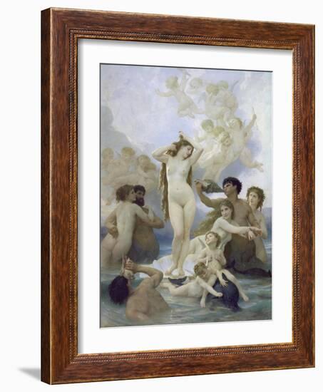 The Birth of Venus, 1879-William Adolphe Bouguereau-Framed Giclee Print