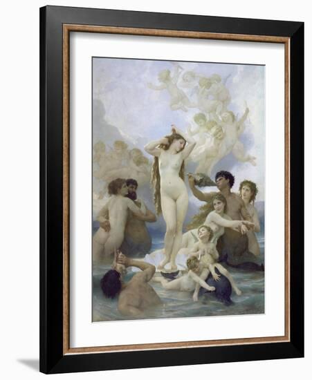 The Birth of Venus, 1879-William Adolphe Bouguereau-Framed Giclee Print