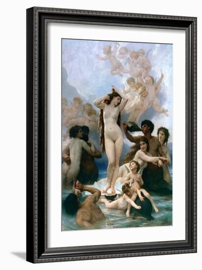 The Birth of Venus, 1879-William-Adolphe Bouguereau-Framed Giclee Print