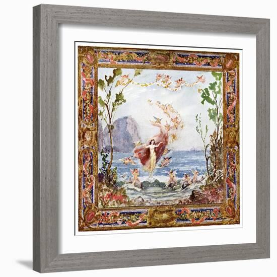 The Birth of Venus, 1900-Arthur John Black-Framed Giclee Print