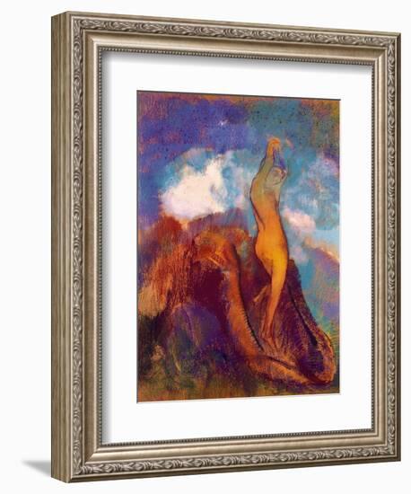 The Birth of Venus, 1912 (Pastel on Paper)-Odilon Redon-Framed Giclee Print