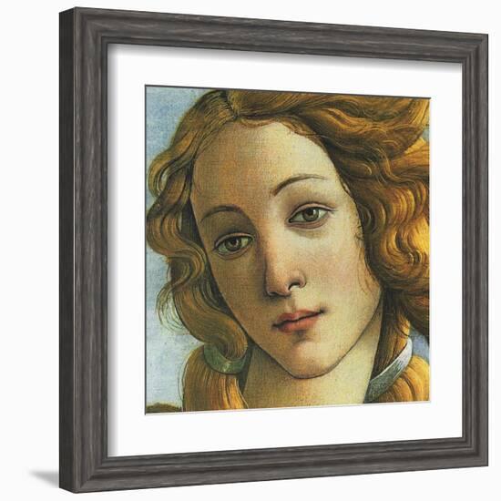 The Birth of Venus, c.1485 (detail)-Sandro Botticelli-Framed Art Print