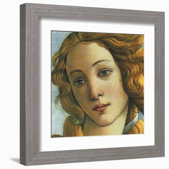 The Birth of Venus, c.1485 (detail)-Sandro Botticelli-Framed Art Print