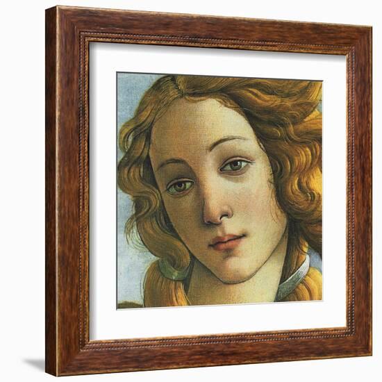 The Birth of Venus, c.1485 (detail)-Sandro Botticelli-Framed Art Print