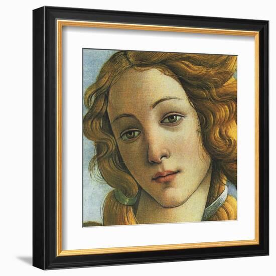 The Birth of Venus, c.1485 (detail)-Sandro Botticelli-Framed Art Print