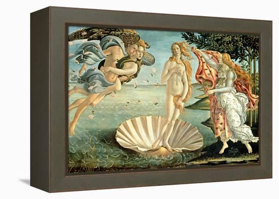 The Birth of Venus, c.1485-Sandro Botticelli-Framed Premier Image Canvas