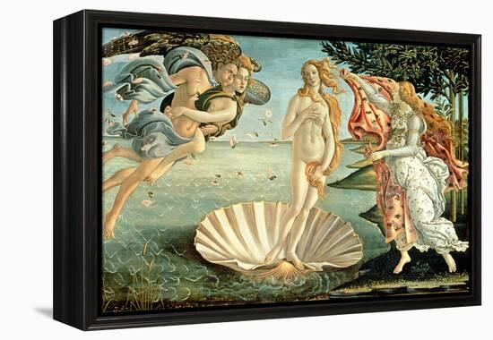 The Birth of Venus, c.1485-Sandro Botticelli-Framed Premier Image Canvas