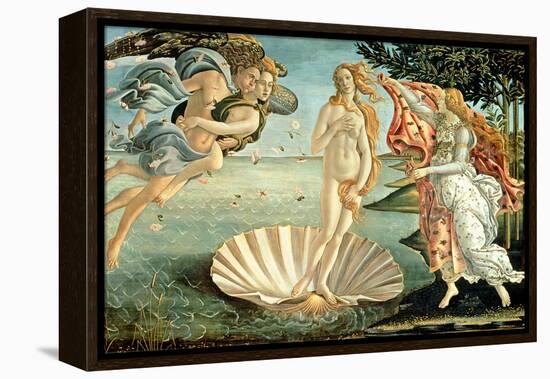 The Birth of Venus, c.1485-Sandro Botticelli-Framed Premier Image Canvas