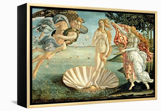 The Birth of Venus, c.1485-Sandro Botticelli-Framed Premier Image Canvas