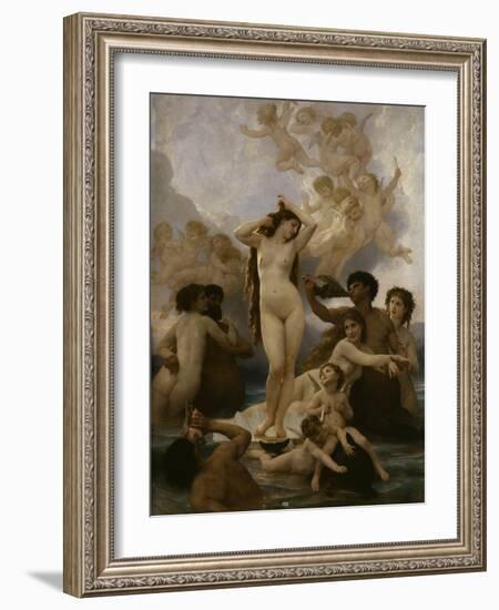 The Birth of Venus, c.1879-William Adolphe Bouguereau-Framed Giclee Print