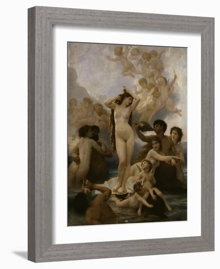 The Birth of Venus, c.1879-William Adolphe Bouguereau-Framed Giclee Print