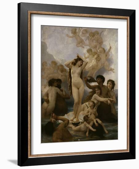 The Birth of Venus, c.1879-William Adolphe Bouguereau-Framed Giclee Print