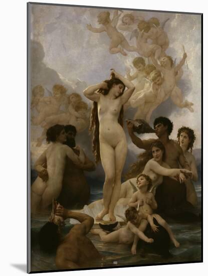 The Birth of Venus, c.1879-William Adolphe Bouguereau-Mounted Giclee Print