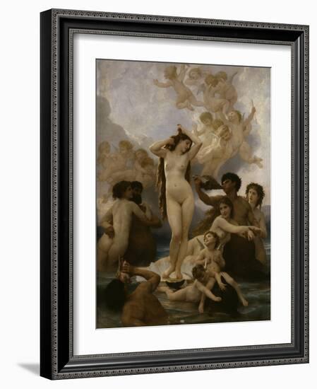 The Birth of Venus, c.1879-William Adolphe Bouguereau-Framed Giclee Print