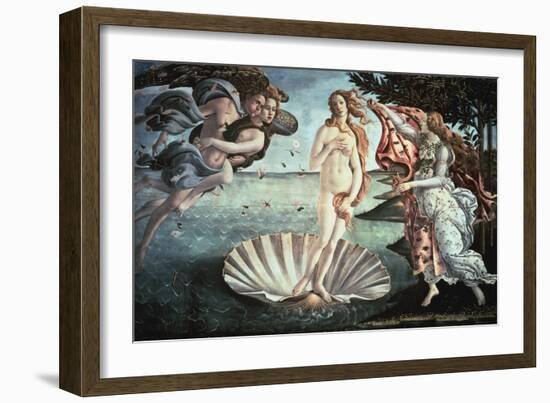 The Birth of Venus, C1482-Sandro Botticelli-Framed Giclee Print